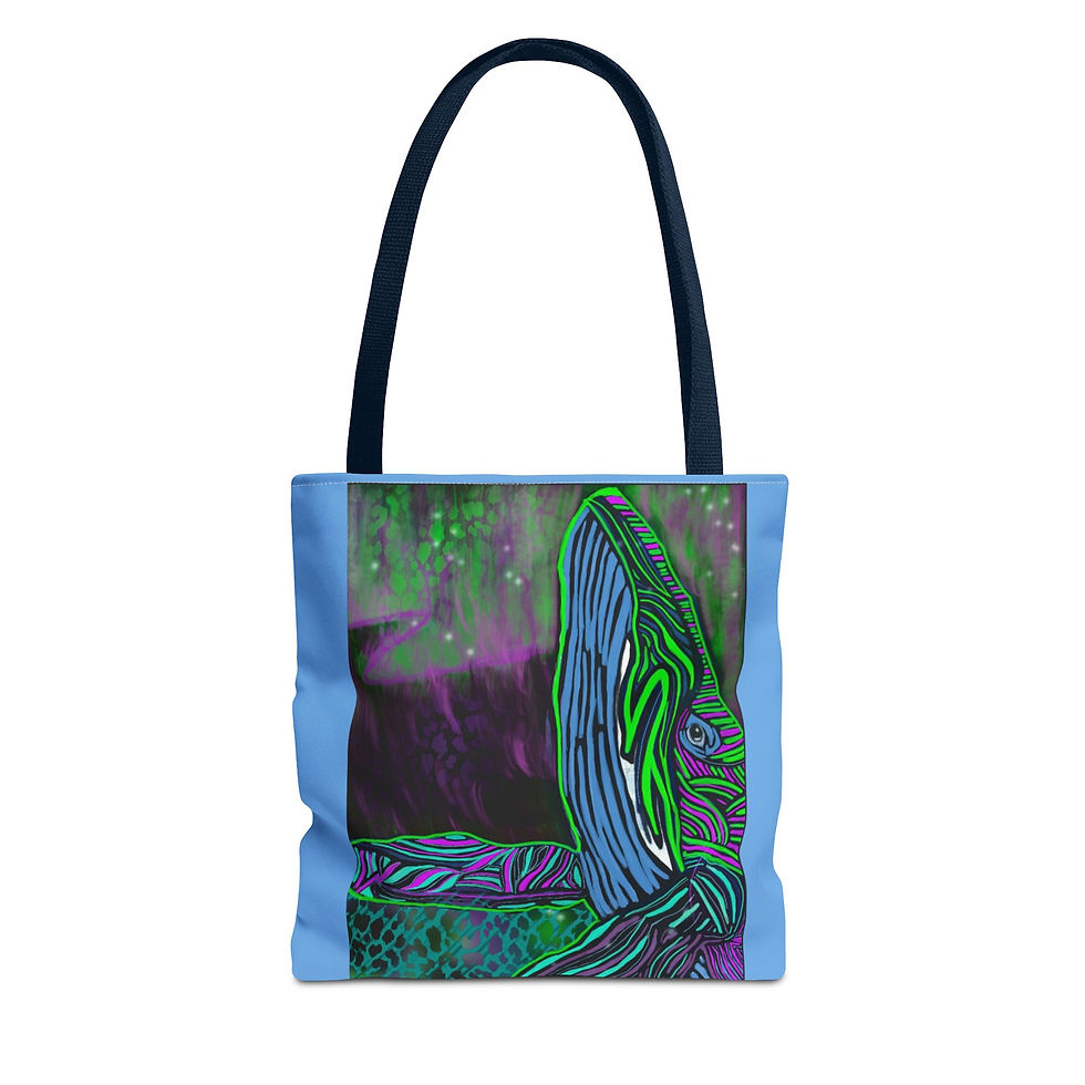 Thumbnail: Colorful Whale Tote