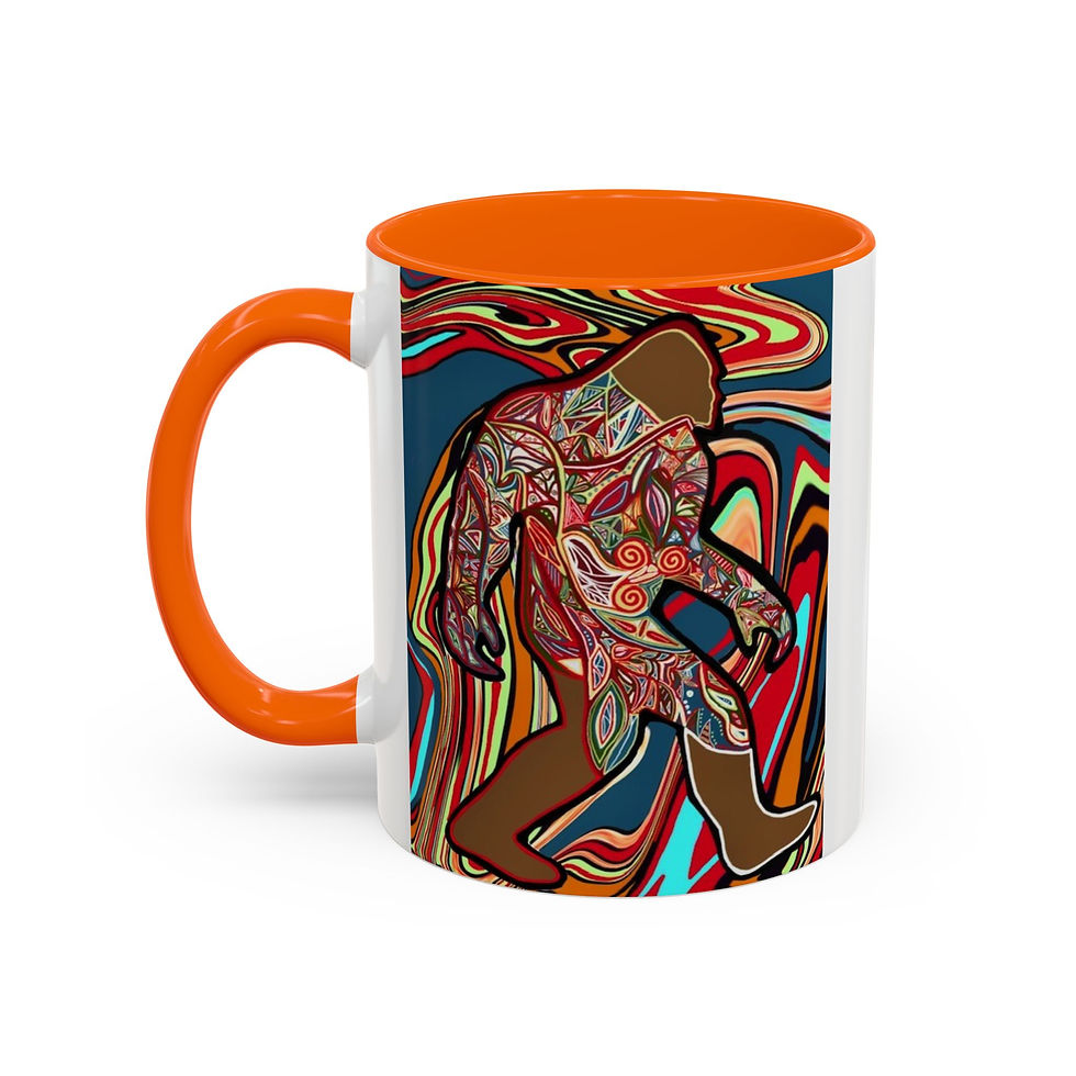 Thumbnail: Colorful Bigfoot Accent Coffee Mug