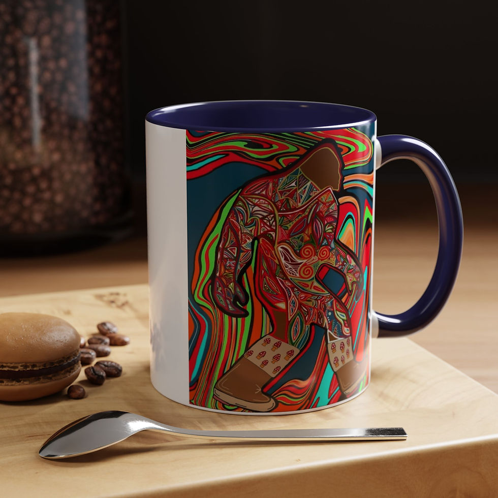 Thumbnail: Bigfoot Wearing Mushroom Boots Coffee Mug