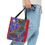 Thumbnail: Colorful Whale Art Tote Bag - Eco-Friendly & Stylish Beach Accessory