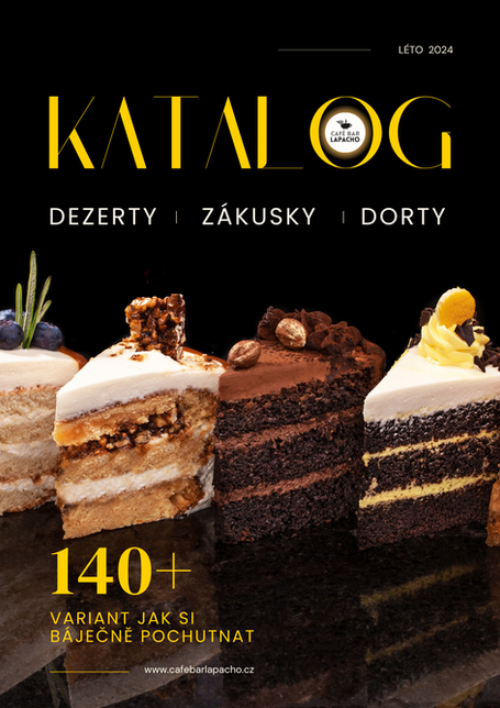 Nový katalog zákusků a dortů! Vyberte si