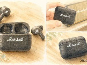 夫が教えてくれたMarshall。だからイヤホンもMarshallにしました。