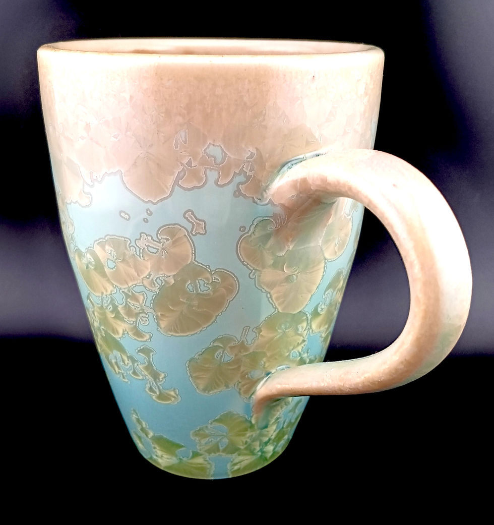 Thumbnail: Green Crystalline Mugs