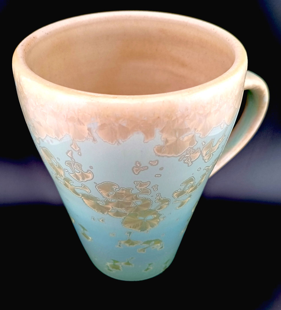 Thumbnail: Green Crystalline Mugs