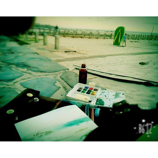 #watercolor#tarifabeach#landscape_painting