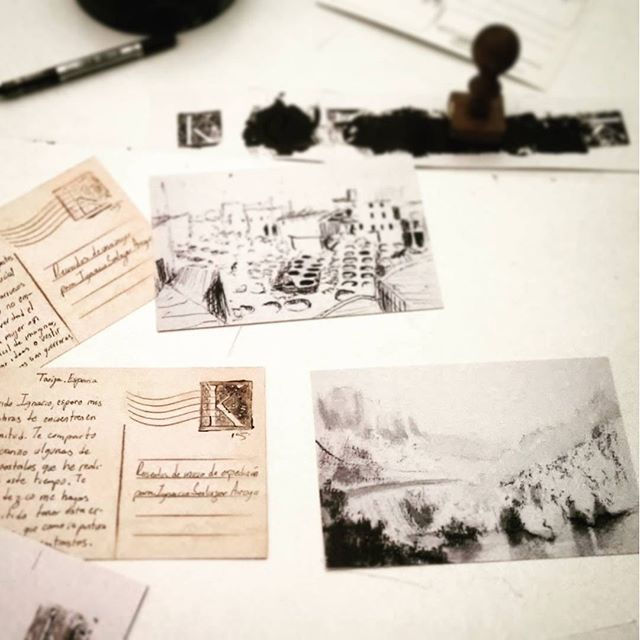 #postal #landscape_painting #documentary#experience #krysia_ilya#contemporarypainting