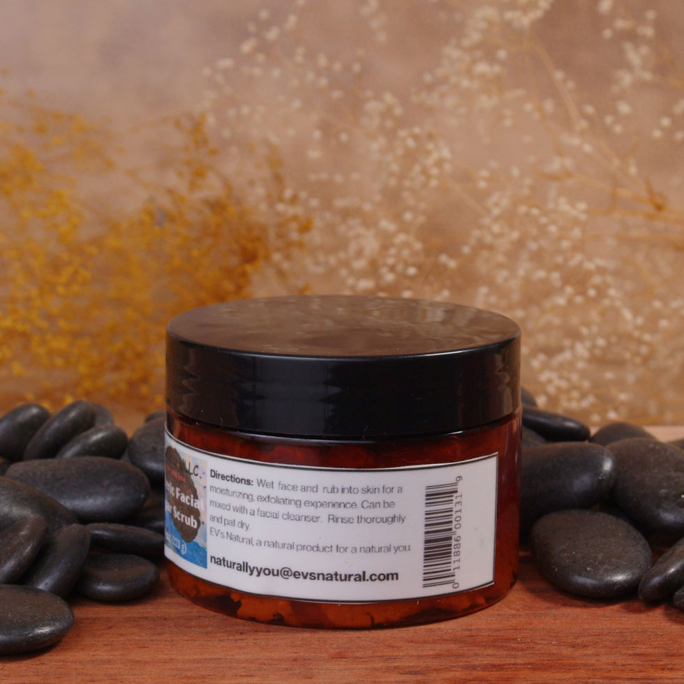 Vanilla and Clove Turmeric Facial Sugar Scrub by EV’s Natural