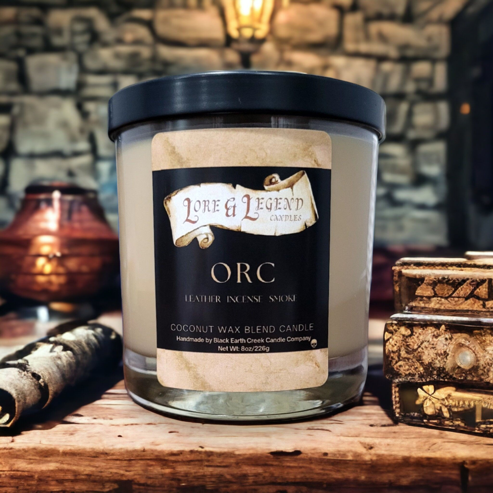 Orc Fantasy Candle