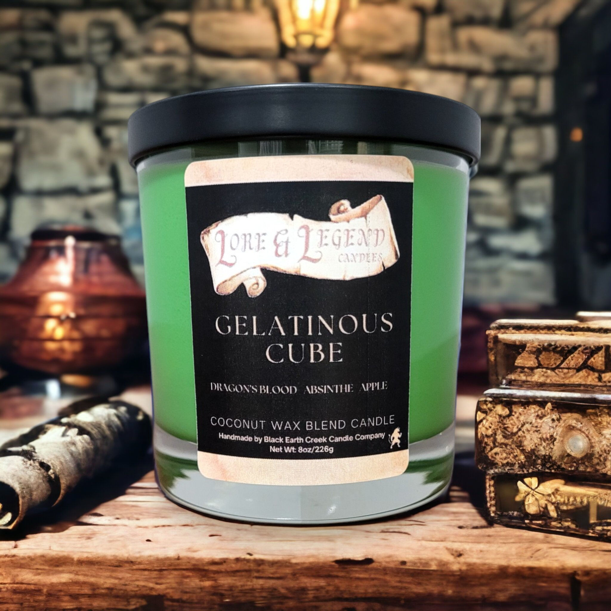 Gelatinous Cube Candle