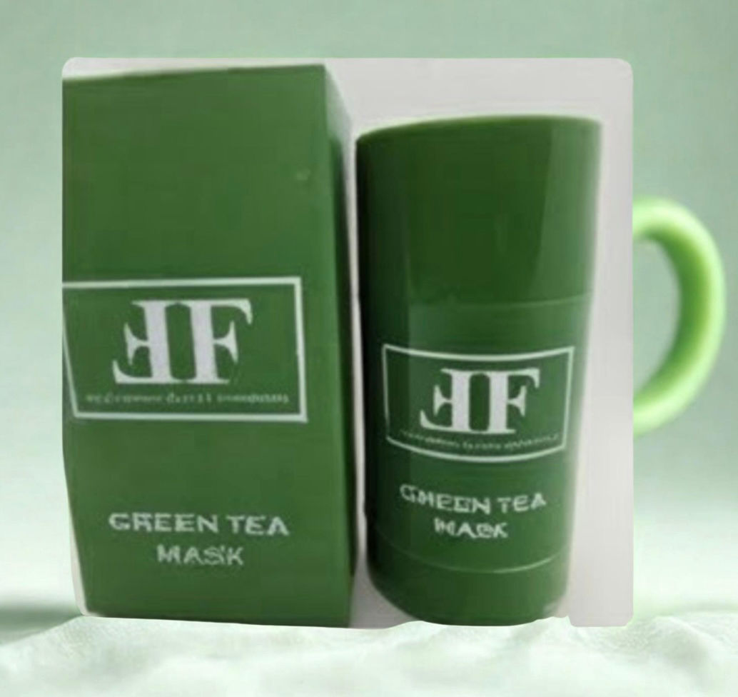 Mascarilla de arcilla en barra de té verde matcha