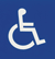 Accessible personne à mobilité réduite