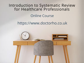 傳單：醫療專業人員系統審查(Systematic Review)簡介 - 醫療專業人員課程