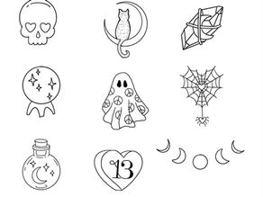 Friday the 13th Flash Tattoos in Bend, Oregon