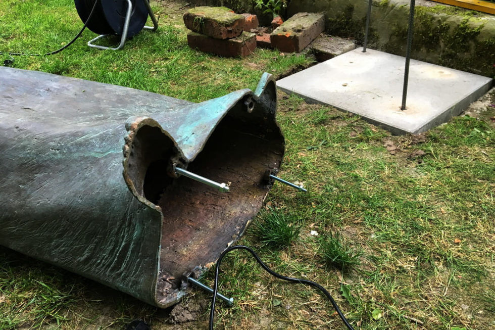 Skulptur im Garten