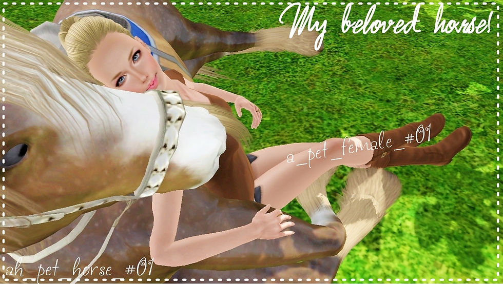 My Beloved Horse! POSE 1.jpg