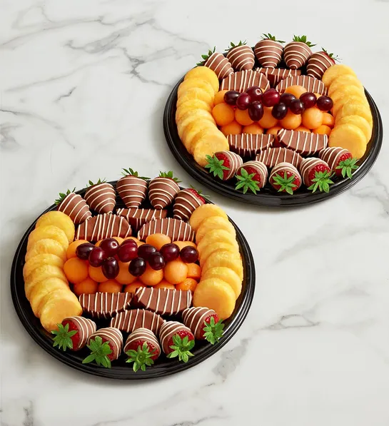 Perfectly Plate Dipped Fruit Platter