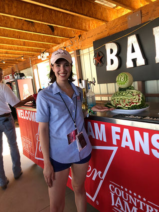 Colorado Country Jam 2018 #WatermelonCarvings #Townsquaremedia #GrandJunction #Colorado