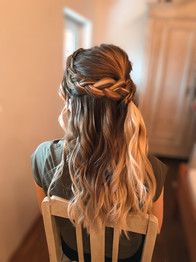 Boho Braut Frisur Allgäu