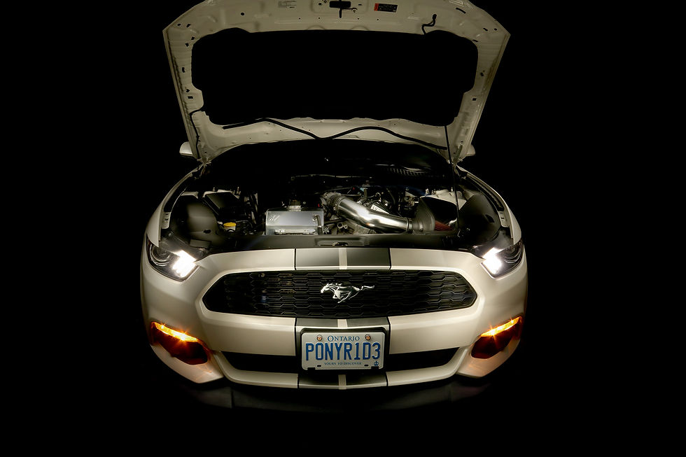2017 Mustang Engine Light Painting