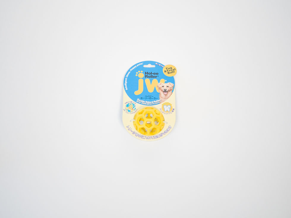 JW Pet Company 犬用おもちゃ ホーリーローラーボール ライトブルー ミニ