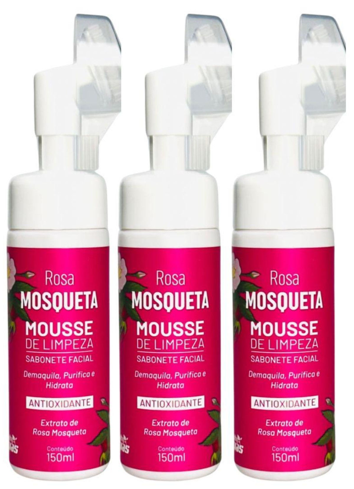 MOUSSE DE LIMPEZA 150ml Rosa Mosqueta