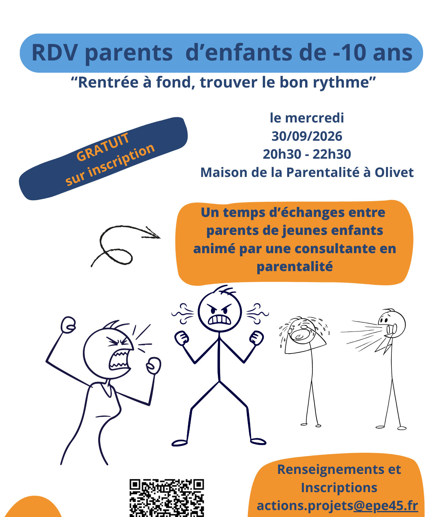 RDV des parents de jeunes enfants (- de 10 ans)