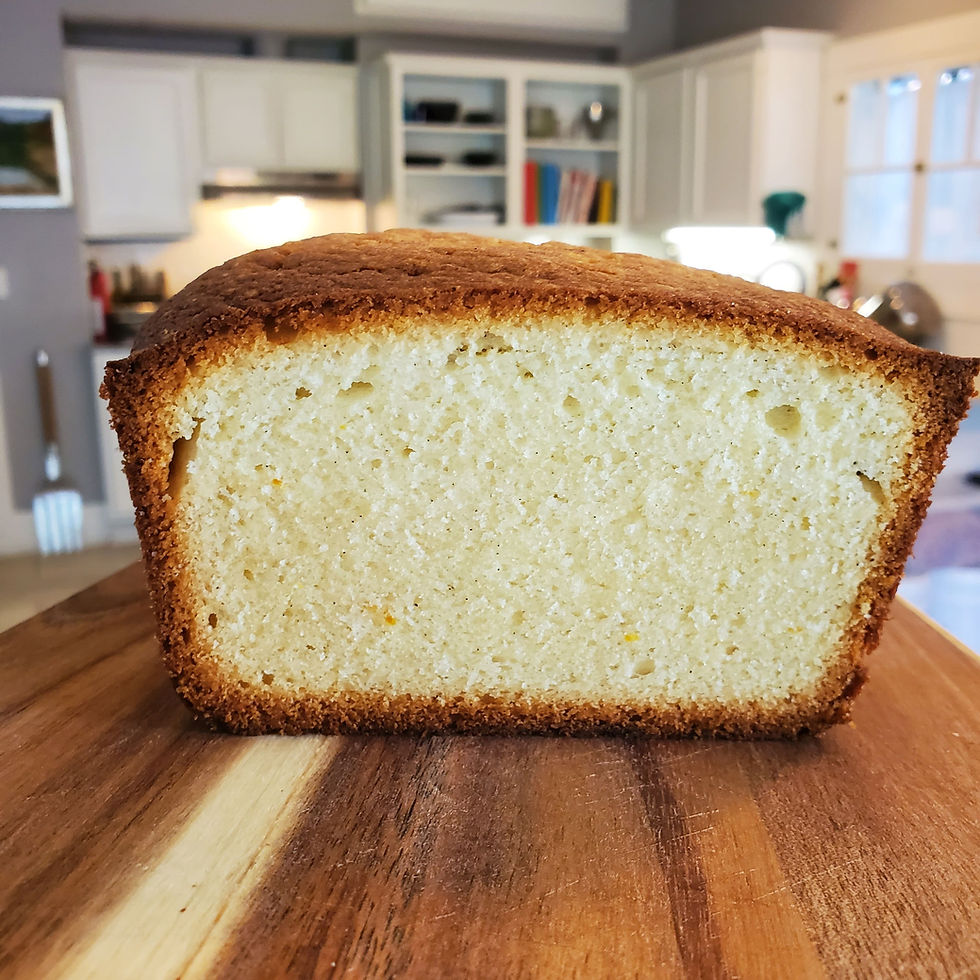 Citrus Cream Cheese Poundcake