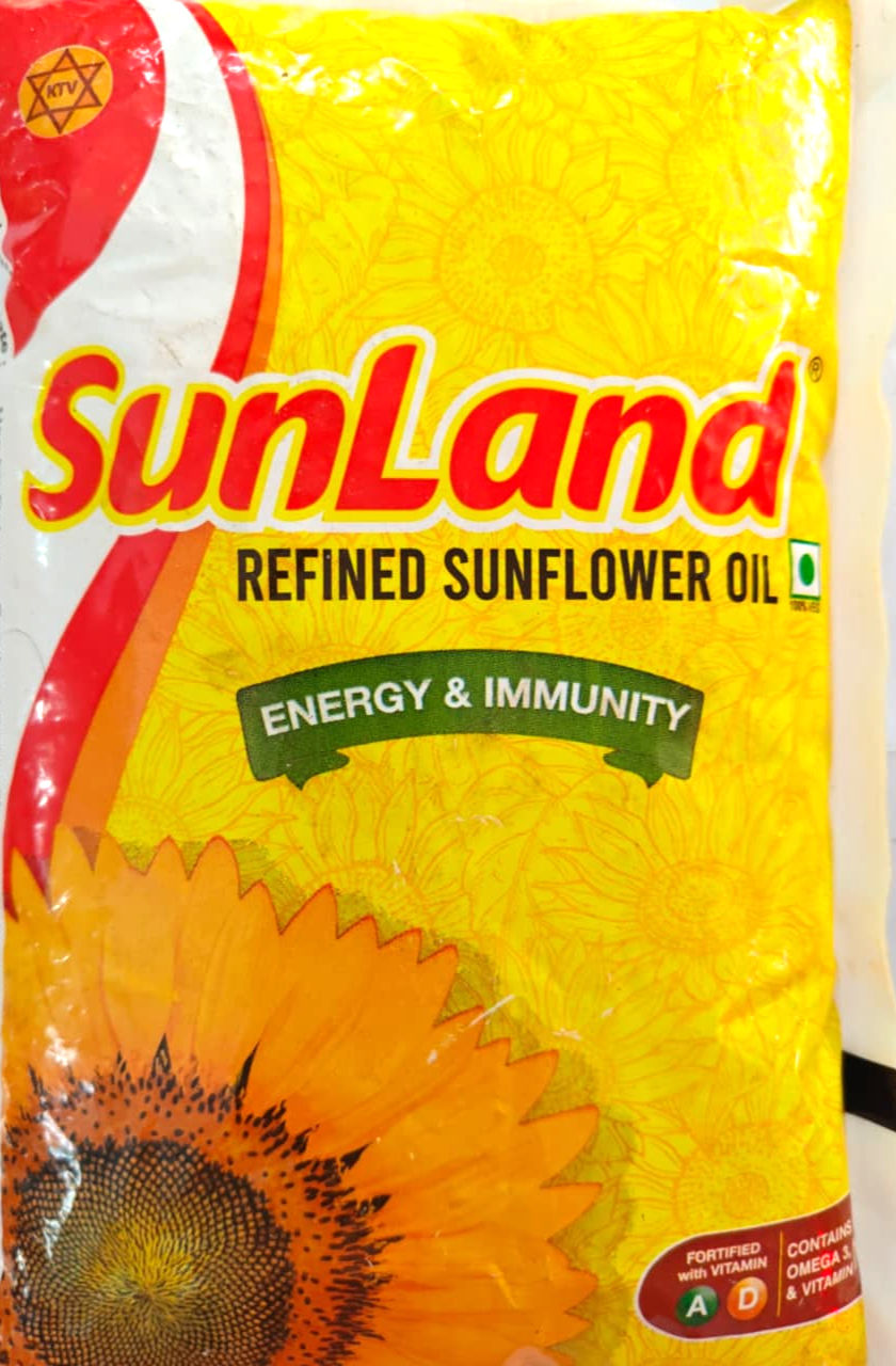 Sunland Refined Sunflower Oil 1L