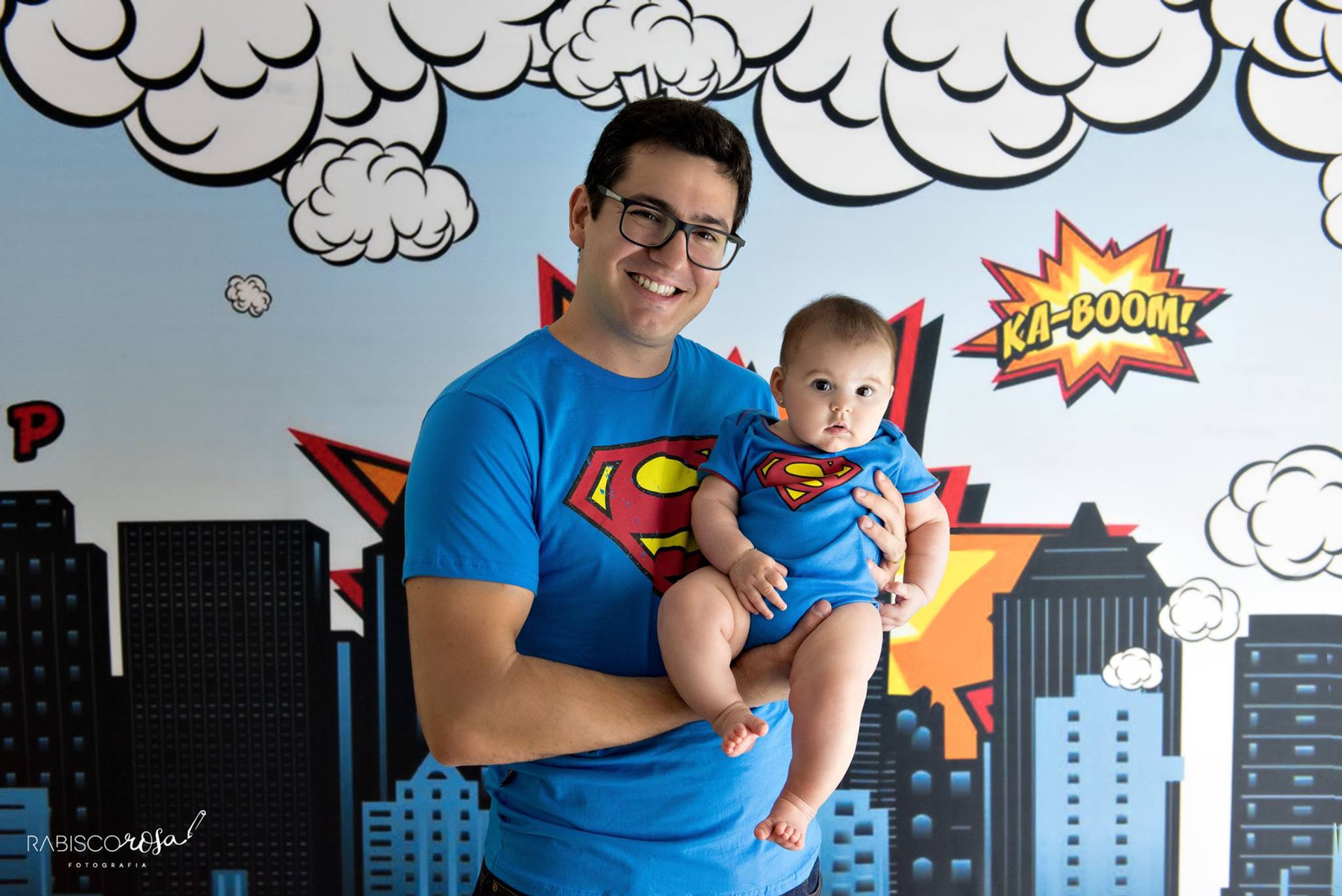 Fundo Fotográfico Super Heróis