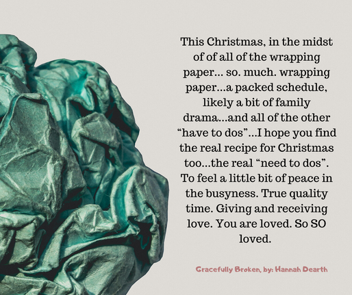 Christmas “Have to Do’s” and “Need to Do’s”