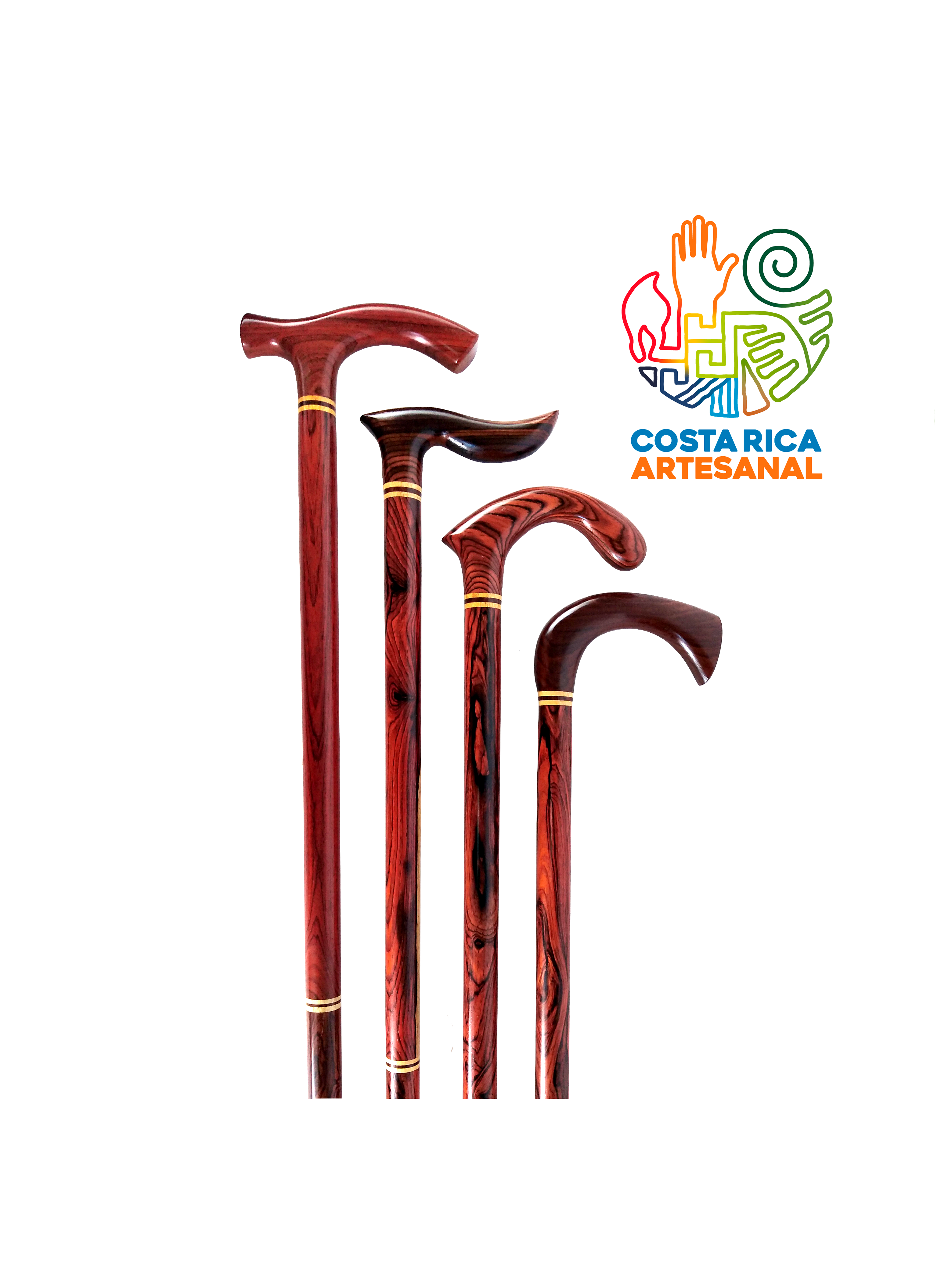 Bastón de Cocobolo - 5 diseños