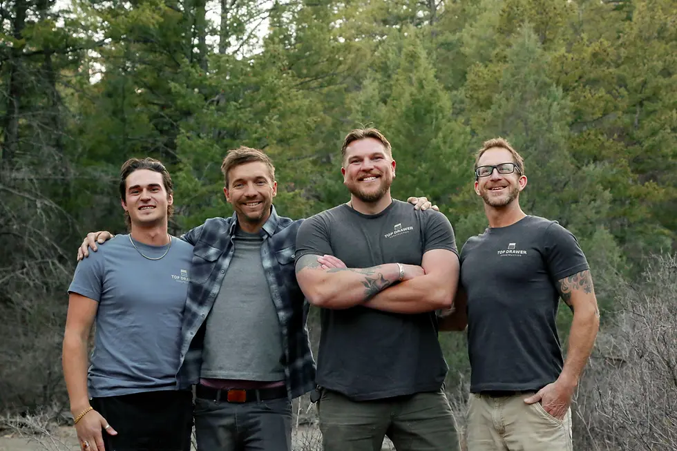 Group photo of the Top Drawer team.