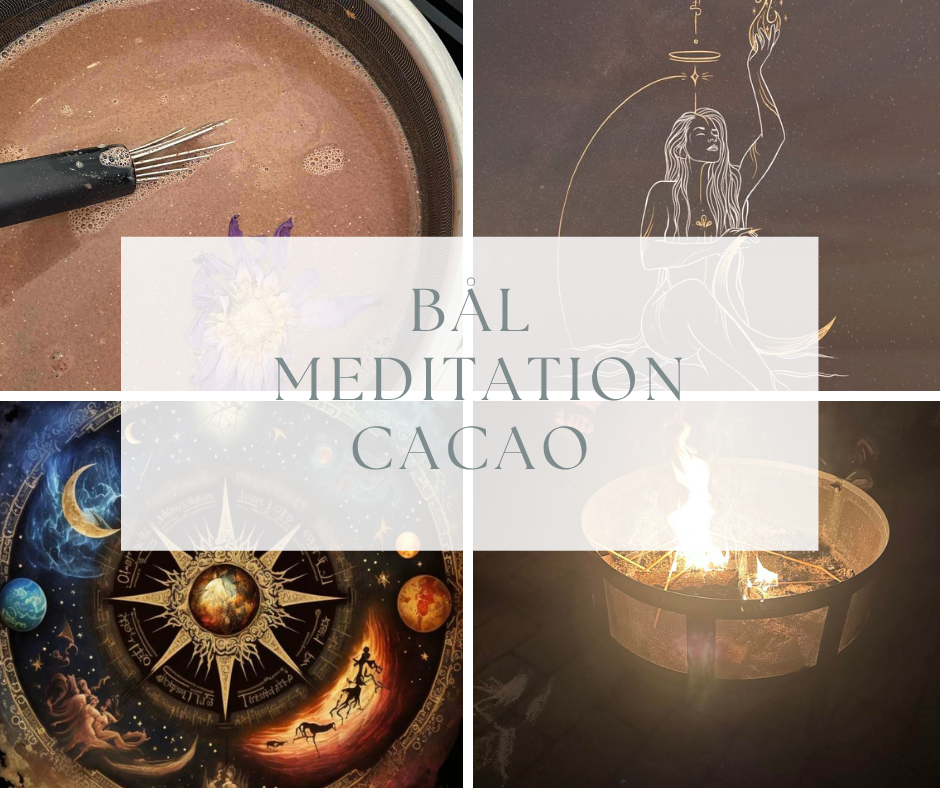 Bål, meditation og Cacao