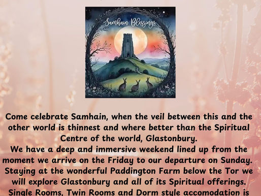 "Beyond the Veil - Samhain Glastonbury Retreat Weekend