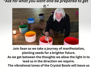 Crystal Bowl Manifestation Meditation - Monday 9th June