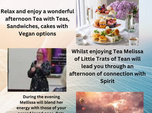 Afternoon Tea and and Mediumship with Melissa - Sunday 29th June