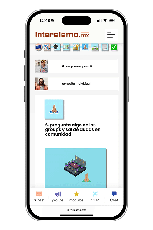 device rendering Sala V.I.P. showing the UI