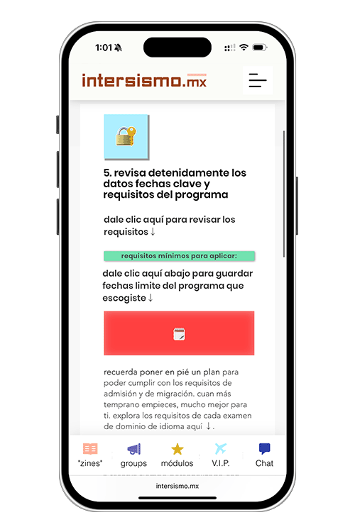 device rendering Sala V.I.P. showing the UI
