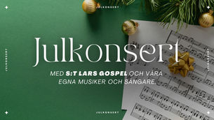 Julkonsert 19 dec, kl. 18.00