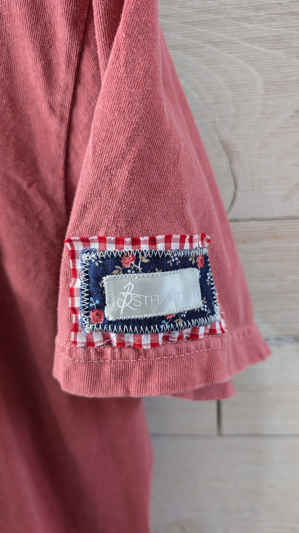 Thumbnail: XL • Scrappy Flag Tee • Crimson