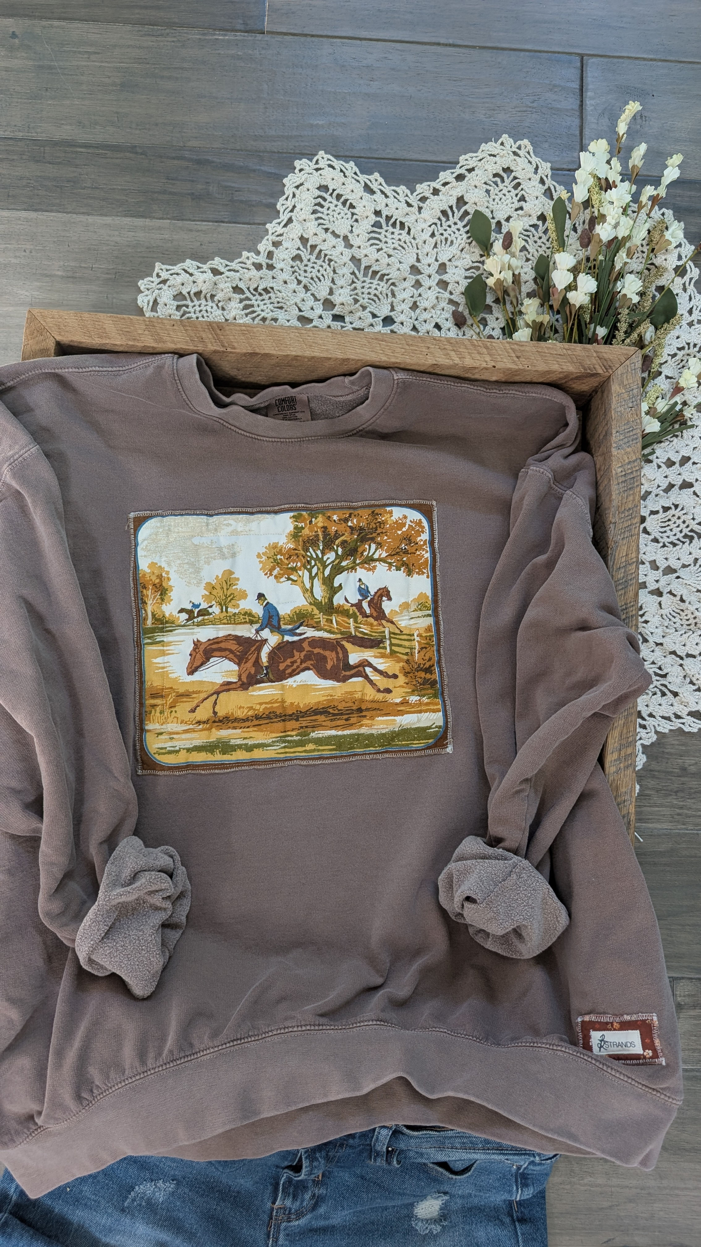 3X • Equestrian Event Crewneck • Mocha