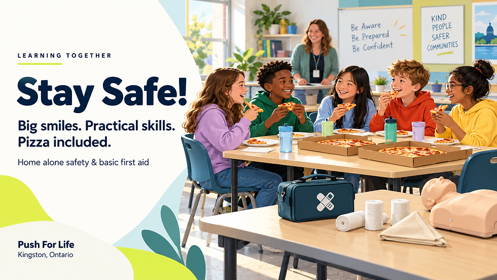 Stay Safe in Kingston: A Full Class, Practical Skills, and Pizza!