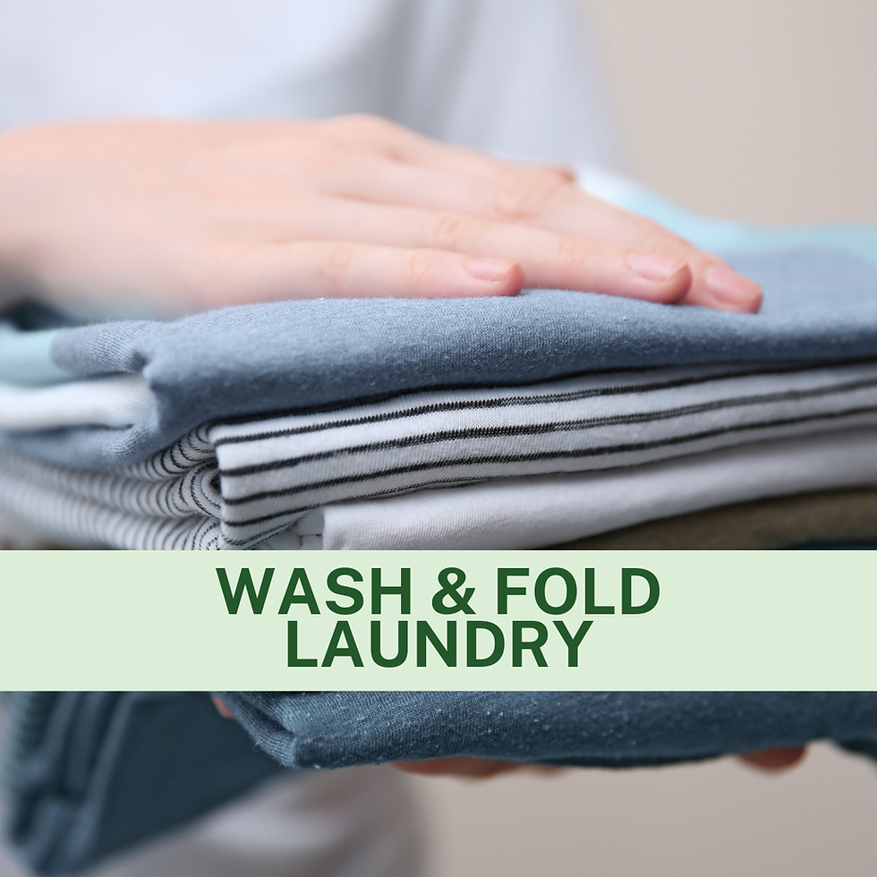 Wash & Fold Laundry