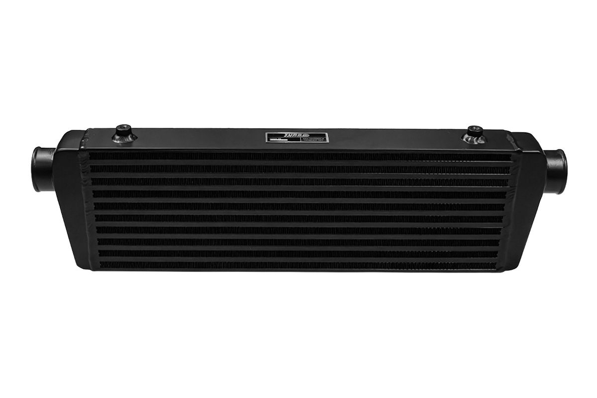 TurboWorks Intercooler 550x180x65 inlet 2.25" Bar and Plate Black
