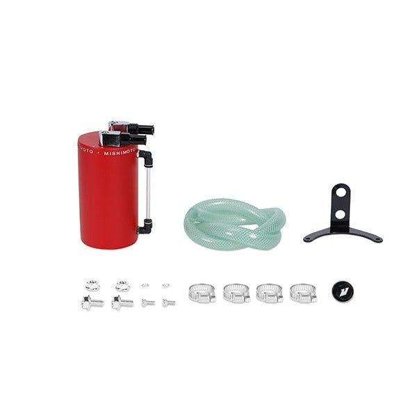 Universal Aluminum Oil Catch Can - Large Red Mishimoto