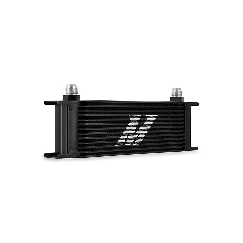 Universal Thermostatic Oil Cooler Kit 13-Row Black Mishimoto — photo 2