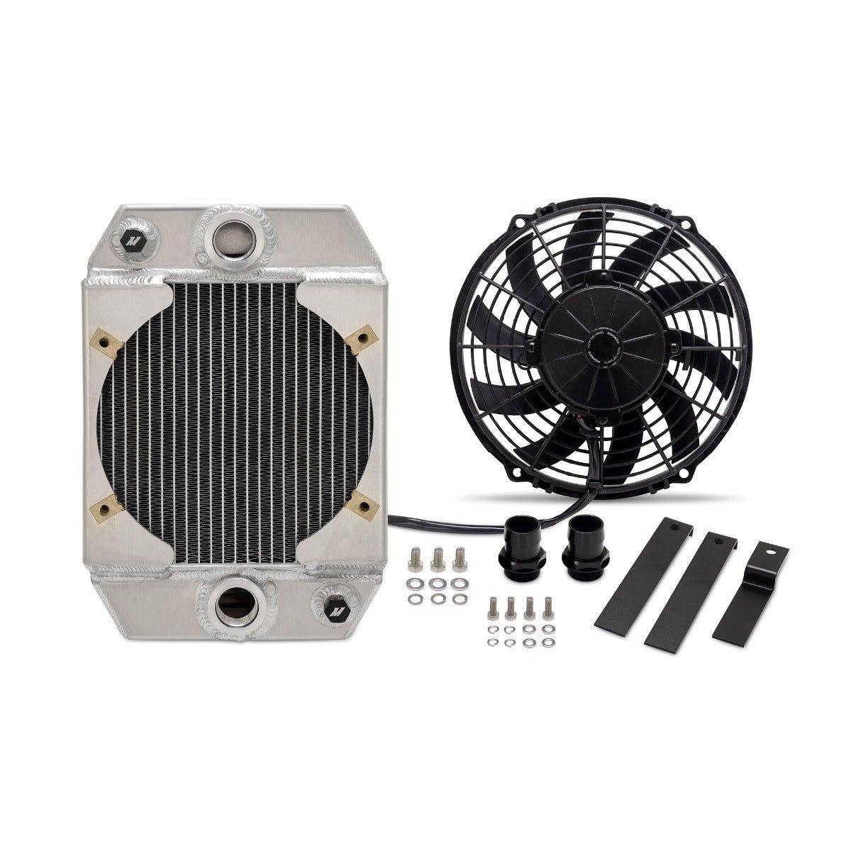Universal Drag Race Performance Aluminum Radiator, Natural