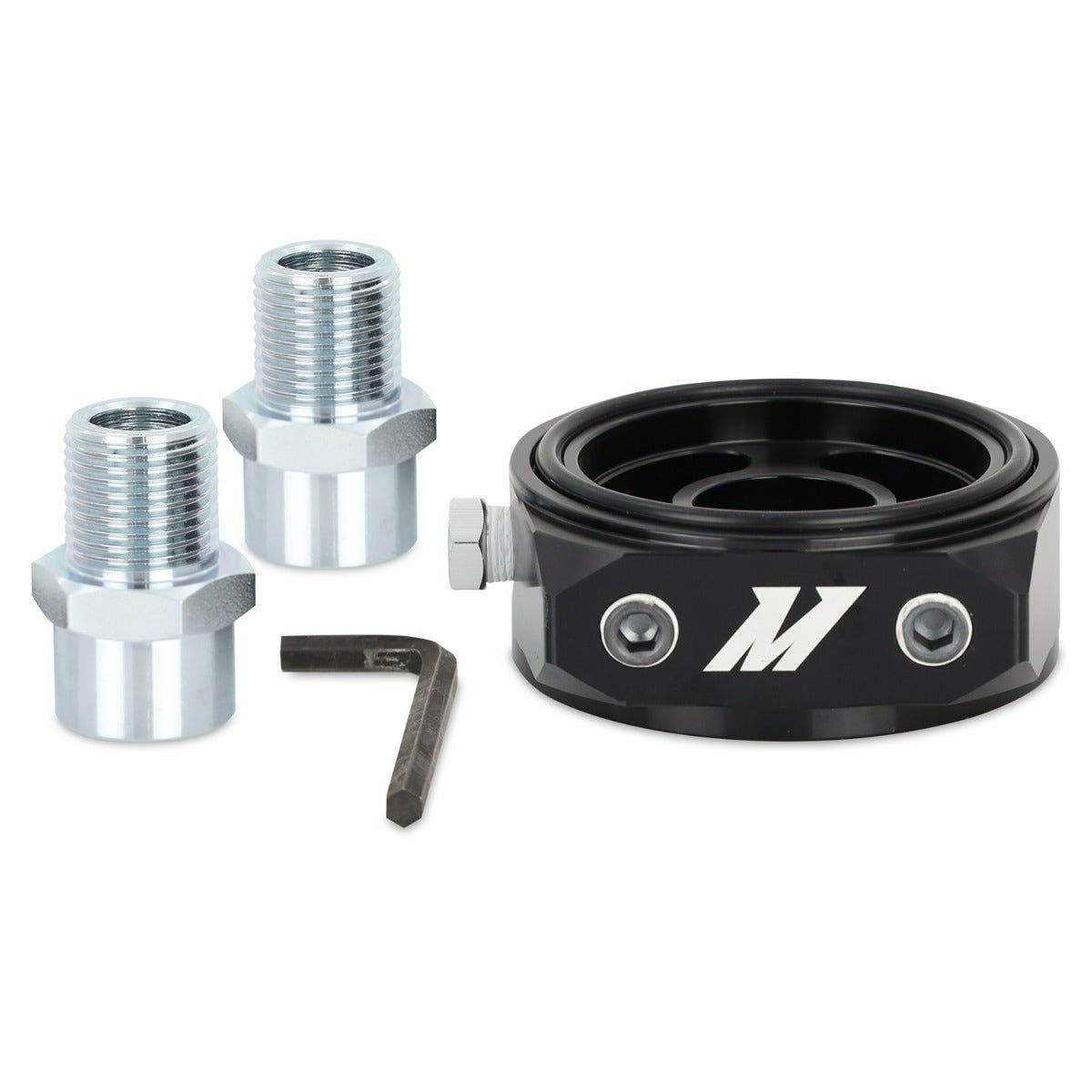 Oil Sandwich Plate Adapter with (3) 1/8" NPT Ports Mishimoto