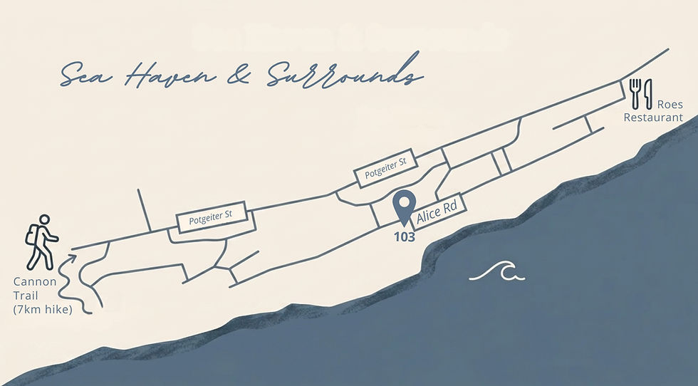 Sea haven and surrounds basic cannon rocks map