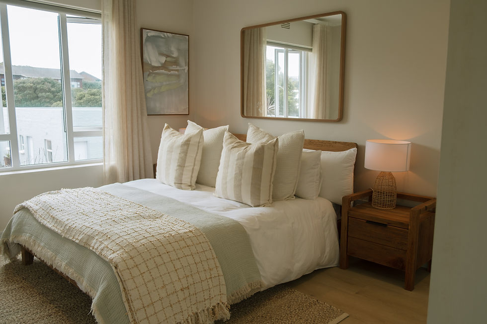 Sea haven beach house interior decor bedroom